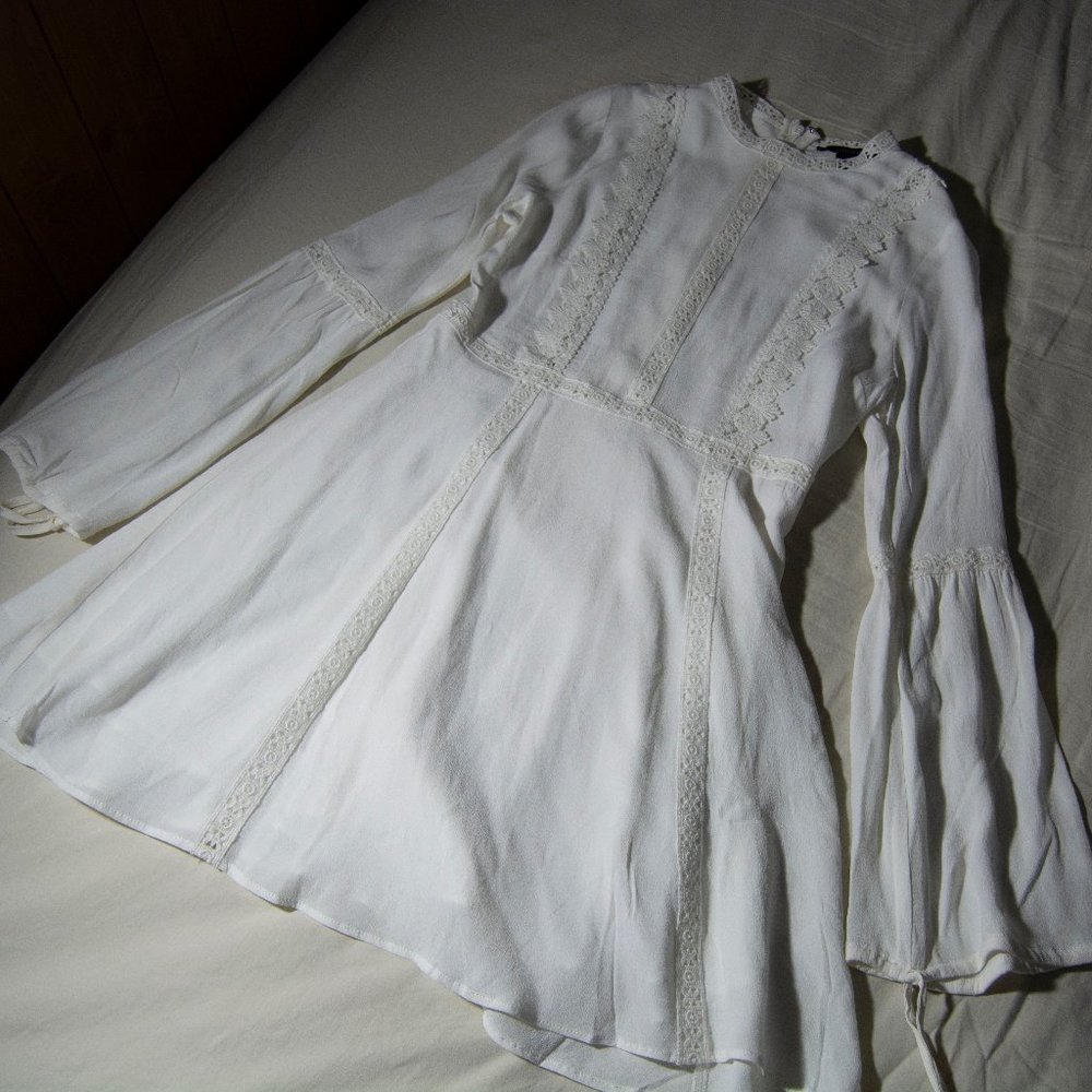 White Bohemian Sundress